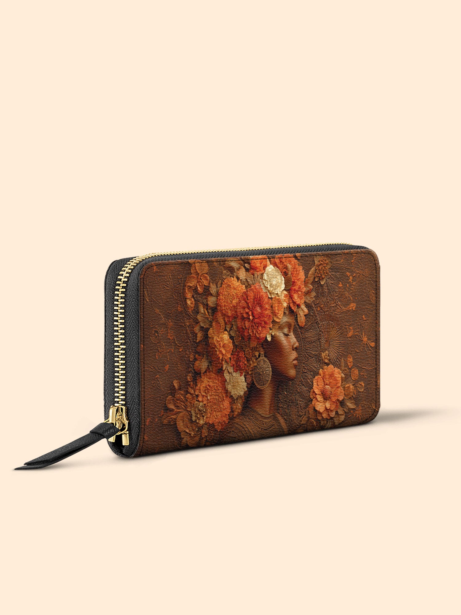 Petal Crown Slimline Zippy Wallet QR0TV039