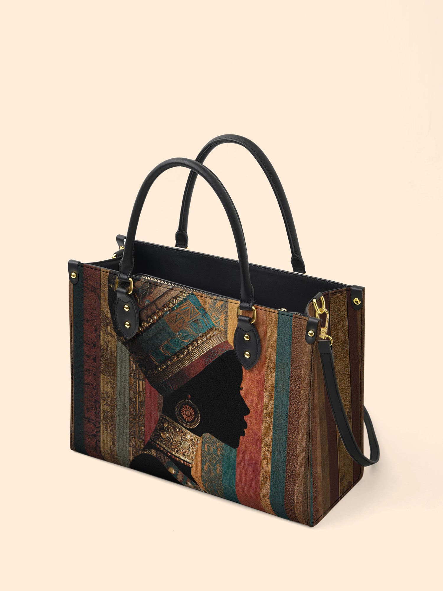 Brown Radiance Premium Leather Handbag QR0TV022