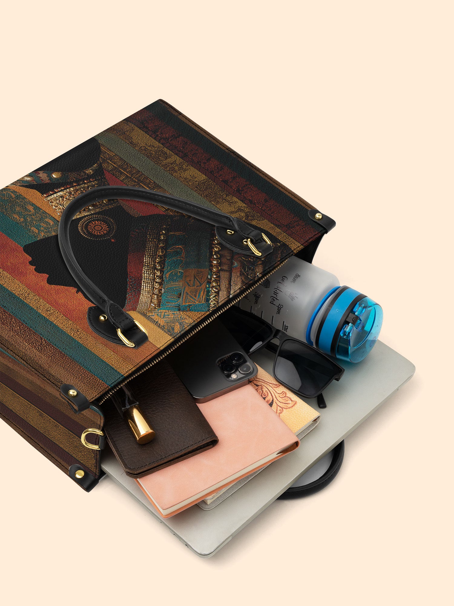 Brown Radiance Premium Leather Handbag QR0TV022