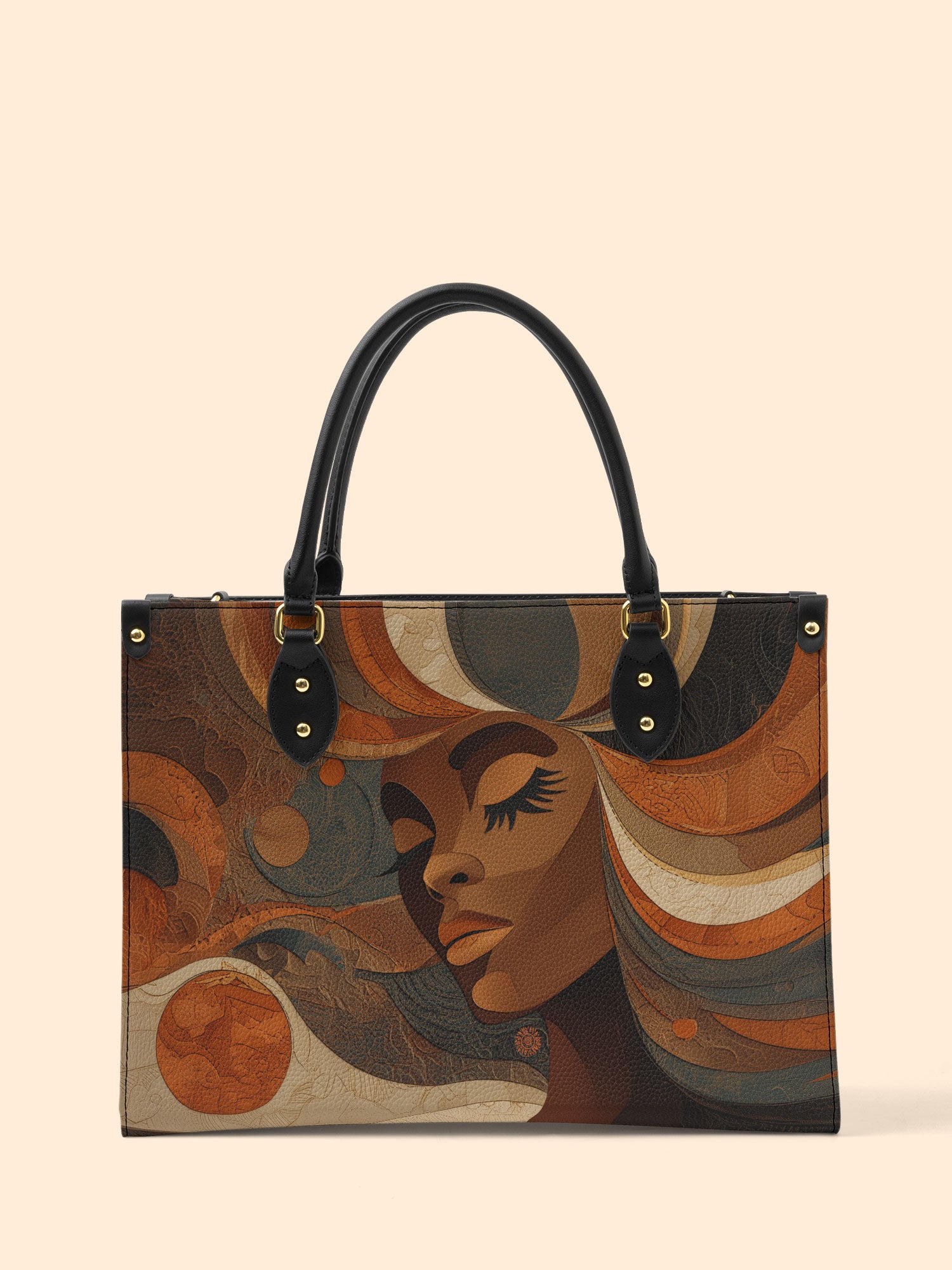 Carved Beauty Premium Leather Handbag QR0HH040