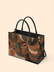 Carved Beauty Premium Leather Handbag QR0HH040