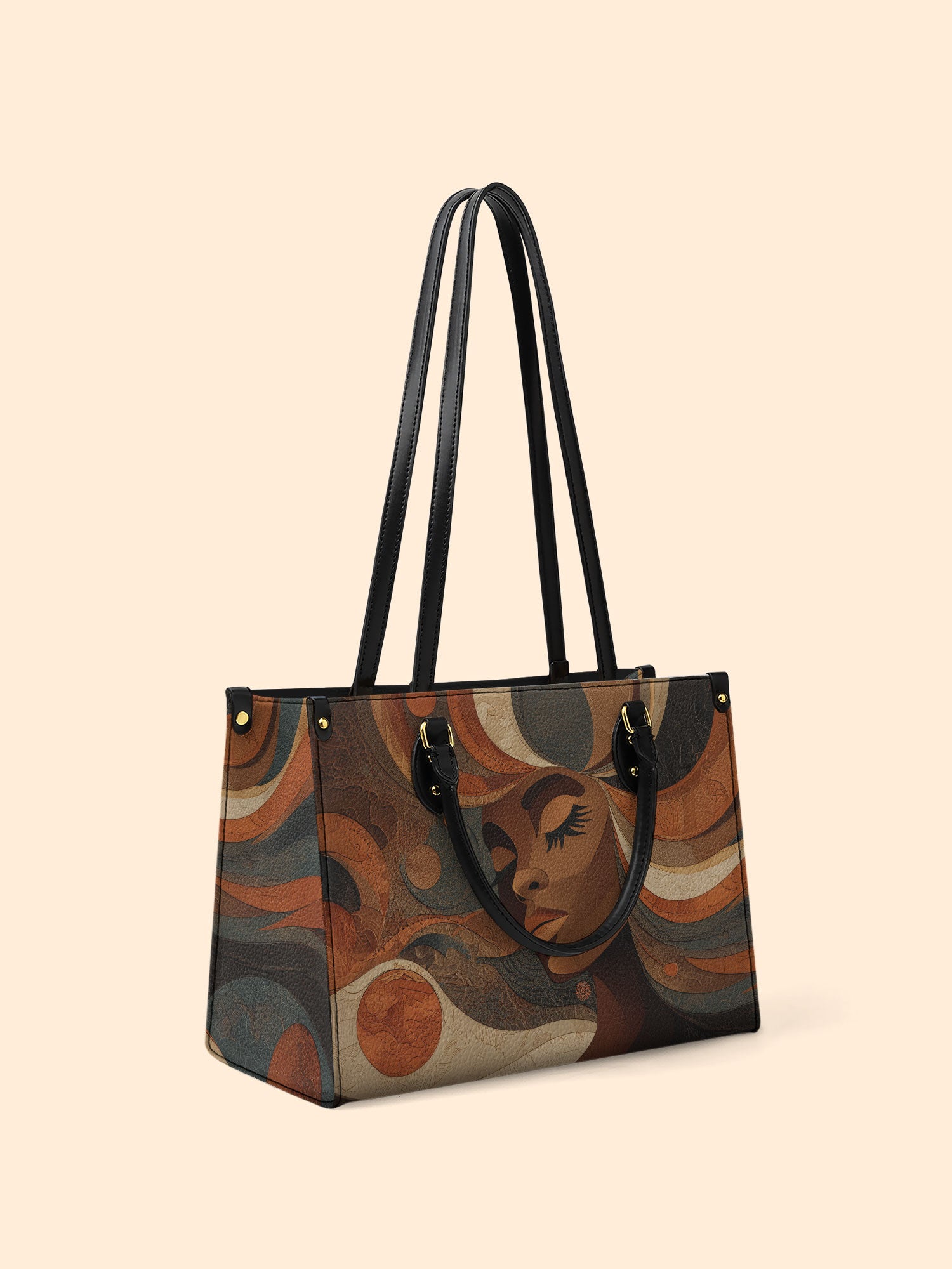 Carved Beauty Premium Leather Handbag QR0HH040