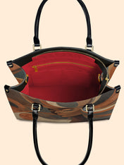 Carved Beauty Premium Leather Handbag QR0HH040