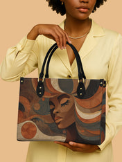 Carved Beauty Premium Leather Handbag QR0HH040