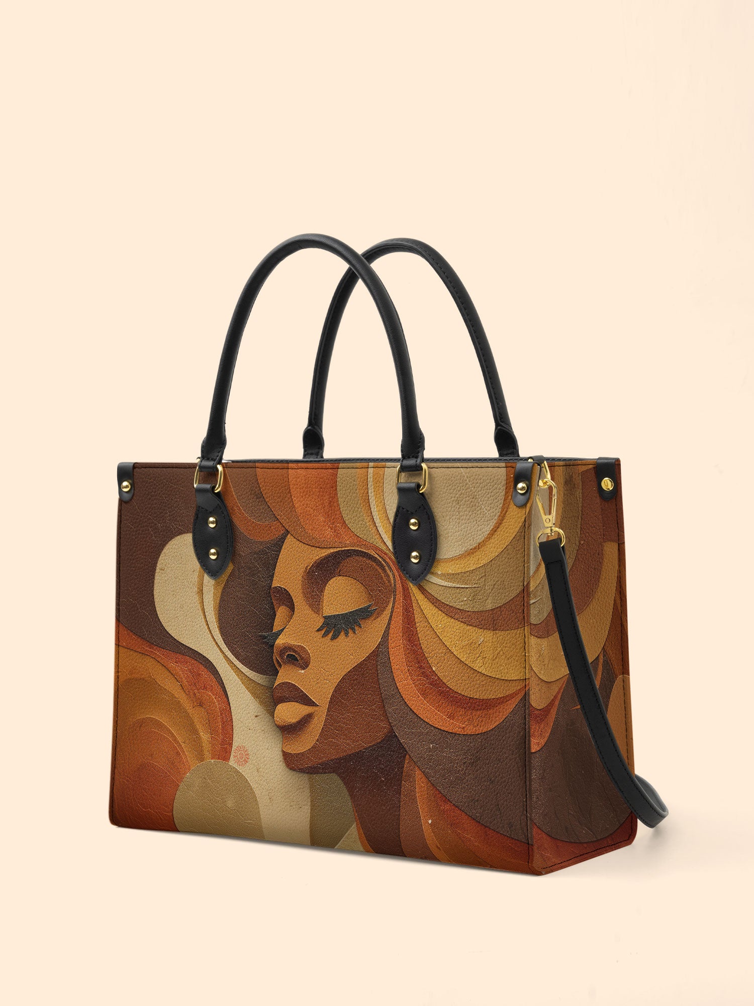 Sepia Siren Premium Leather Handbag QR0HH041