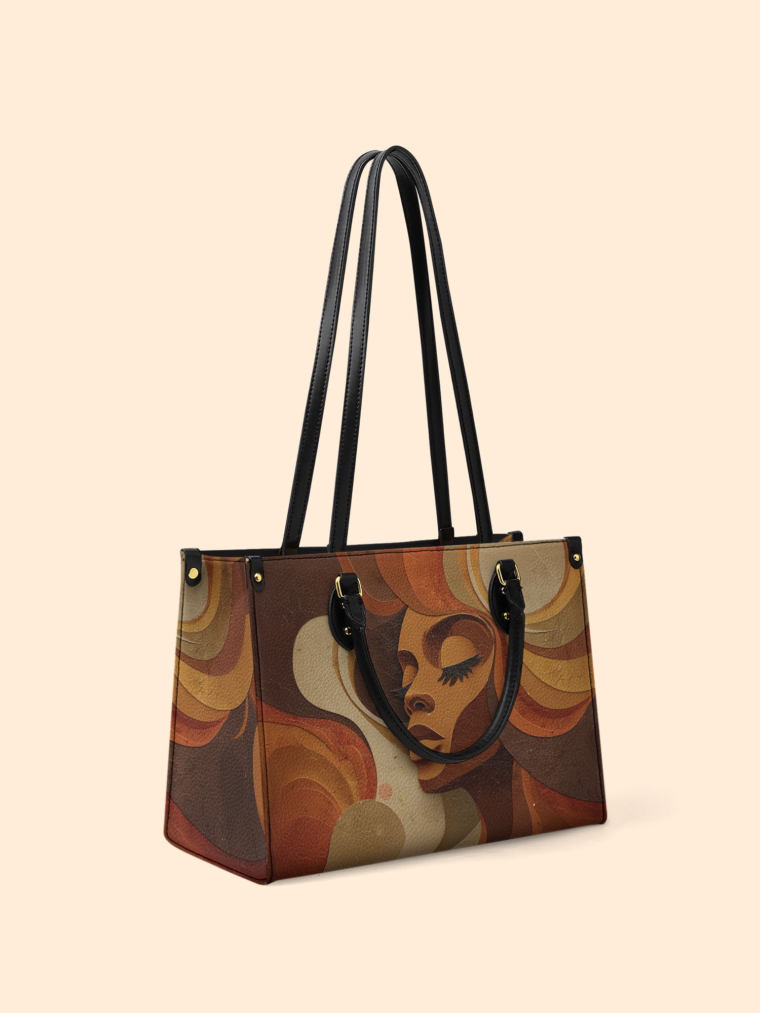 Sepia Siren Premium Leather Handbag QR0HH041