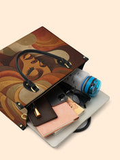 Sepia Siren Premium Leather Handbag QR0HH041