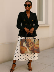 Sepia Siren Premium Leather Handbag QR0HH041