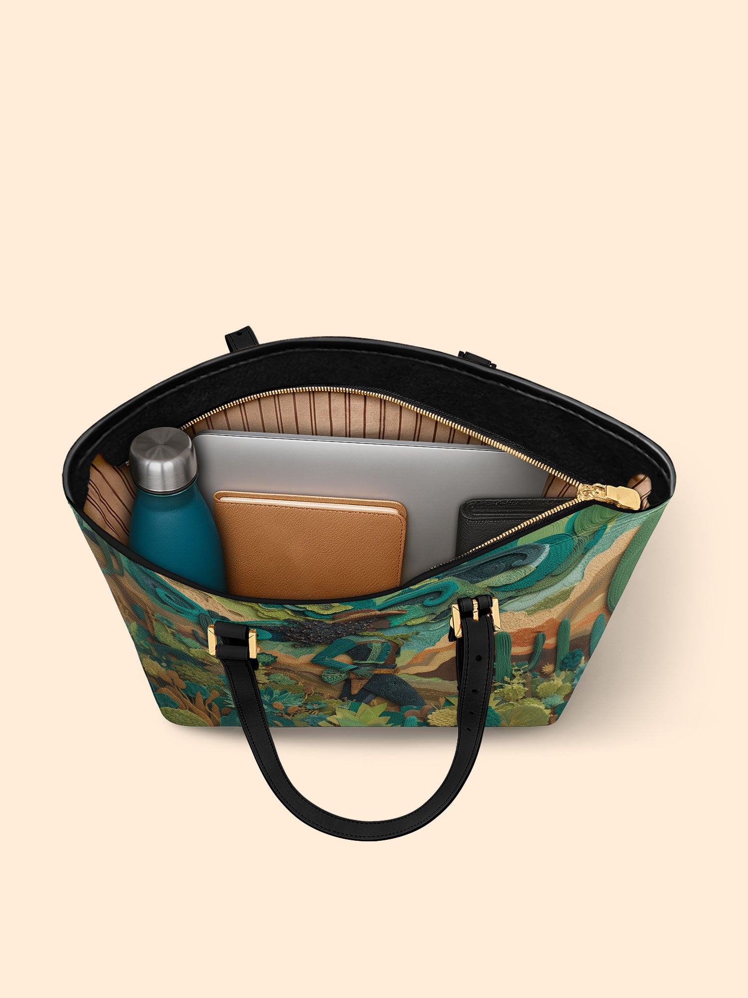 Cowgirl Vibes Sleek Leather Tote QR0TD071