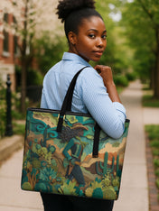 Cowgirl Vibes Sleek Leather Tote QR0TD071