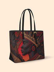 Flame & Fury Sleek Leather Tote QR0TD069