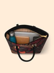 Flame & Fury Sleek Leather Tote QR0TD069