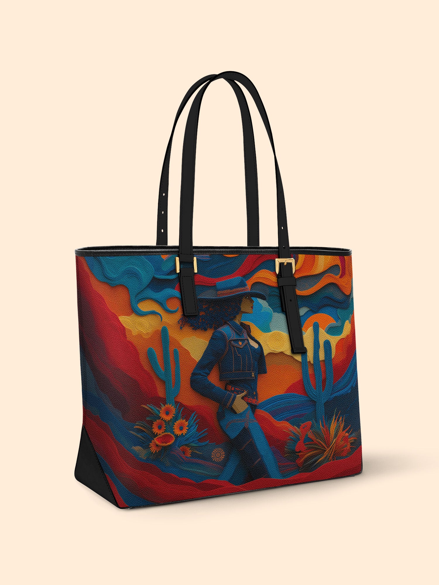 Grit & Grace Sleek Leather Tote QR0TD074