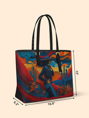 Grit & Grace Sleek Leather Tote QR0TD074