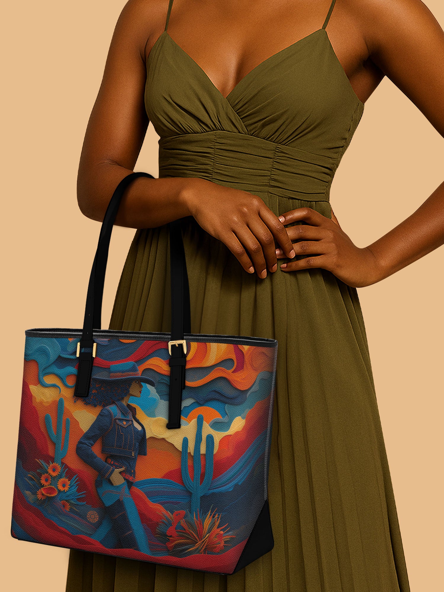 Grit & Grace Sleek Leather Tote QR0TD074