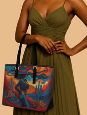 Grit & Grace Sleek Leather Tote QR0TD074