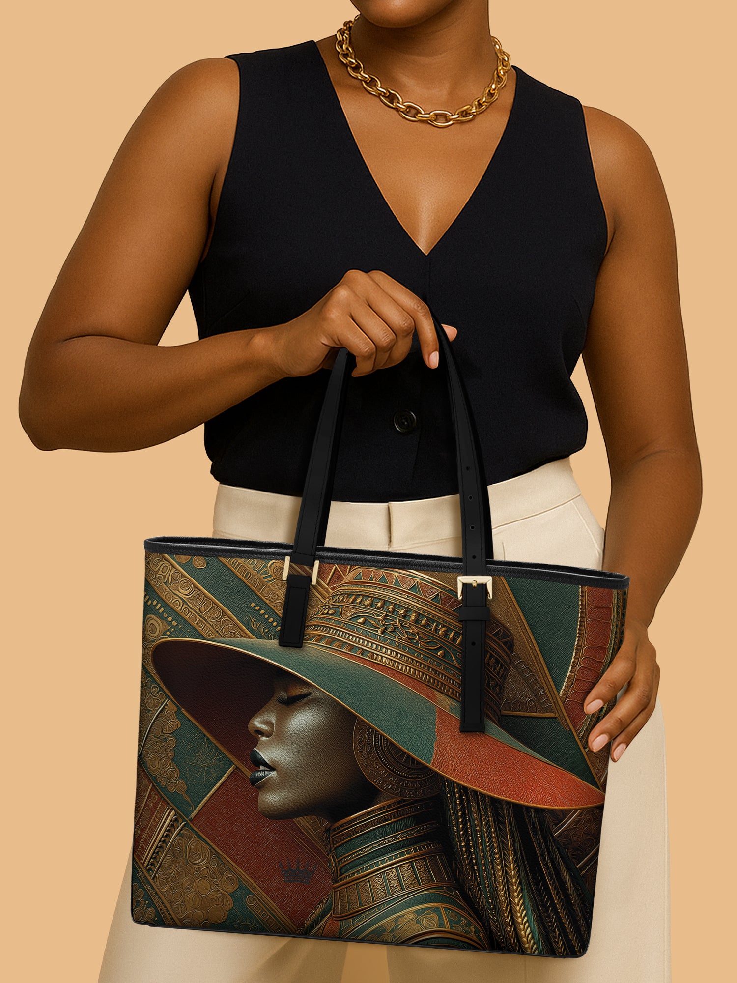 Sable Code Sleek Leather Tote QR0TV029