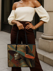 Sable Code Sleek Leather Tote QR0TV029