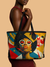 Afro-Pop Icon Classic Shopper Tote QR0HH034
