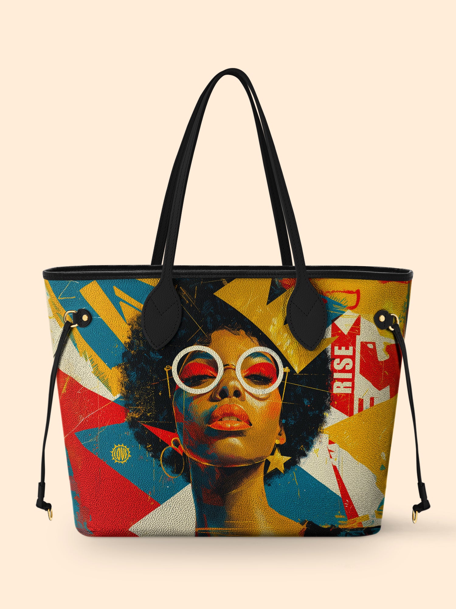 Afro-Pop Icon Classic Shopper Tote QR0HH034