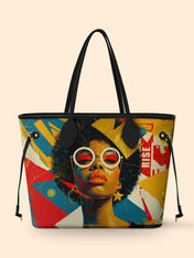 Afro-Pop Icon Classic Shopper Tote QR0HH034