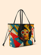 Afro-Pop Icon Classic Shopper Tote QR0HH034