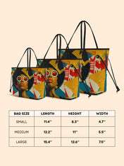 Afro-Pop Icon Classic Shopper Tote QR0HH034