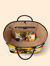 Afrobeat Pulse Classic Shopper Tote QR0XD314