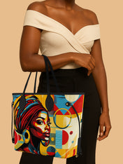 Afrobeat Pulse Classic Shopper Tote QR0XD314