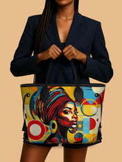 Afrobeat Pulse Classic Shopper Tote QR0XD314