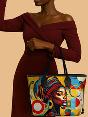 Afrobeat Pulse Classic Shopper Tote QR0XD314