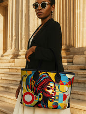 Afrobeat Pulse Classic Shopper Tote QR0XD314
