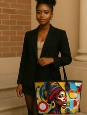 Afrobeat Pulse Classic Shopper Tote QR0XD314