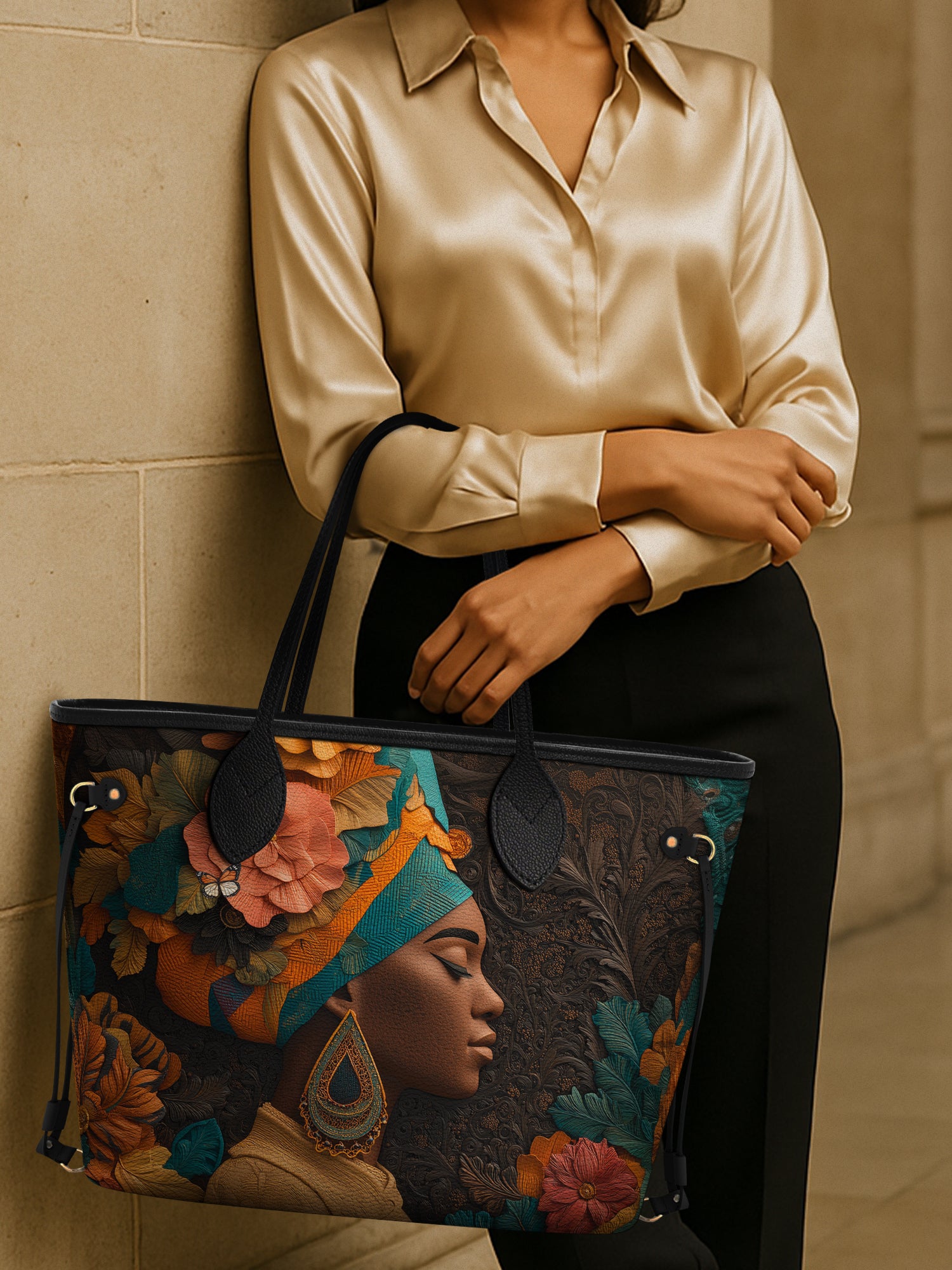 Blooming Beauty Classic Shopper Tote QR0HH038