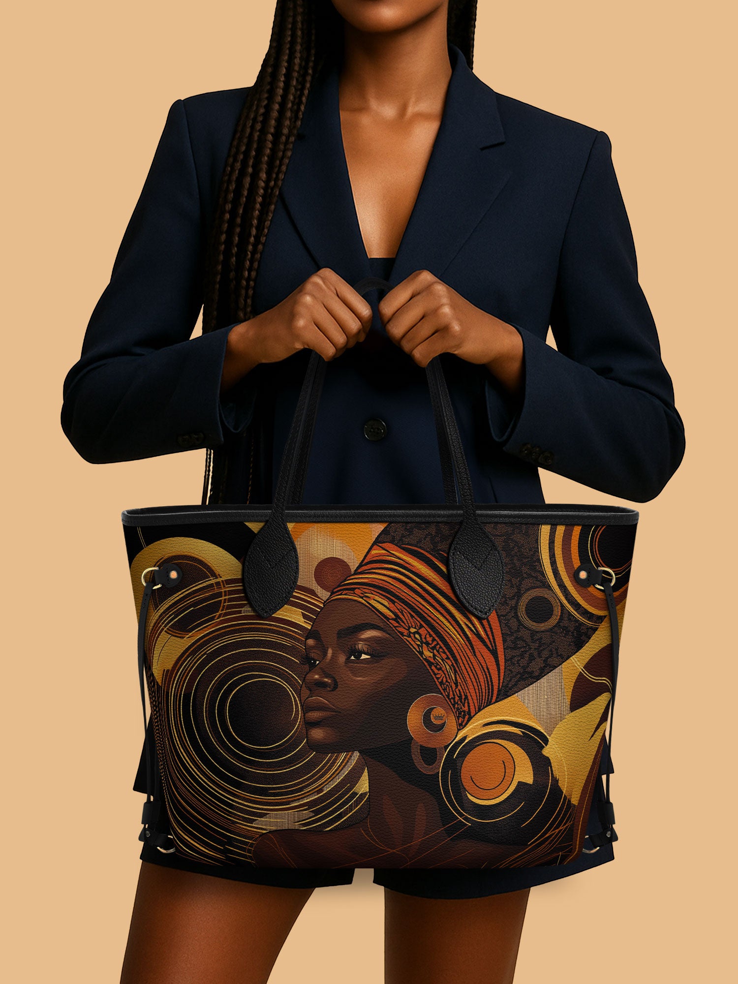 Celestial Rhythm Classic Shopper Tote QR0XD316