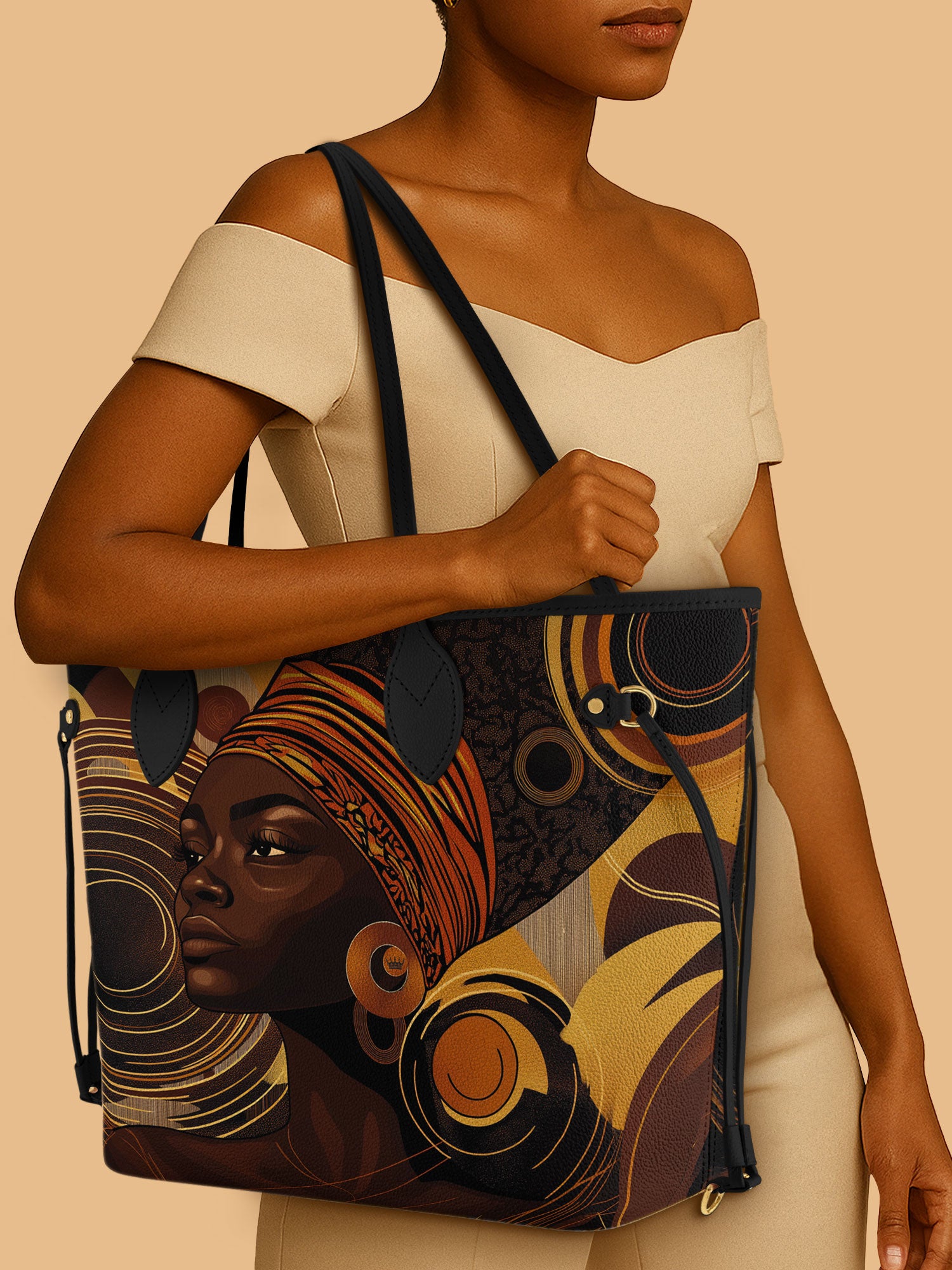 Celestial Rhythm Classic Shopper Tote QR0XD316