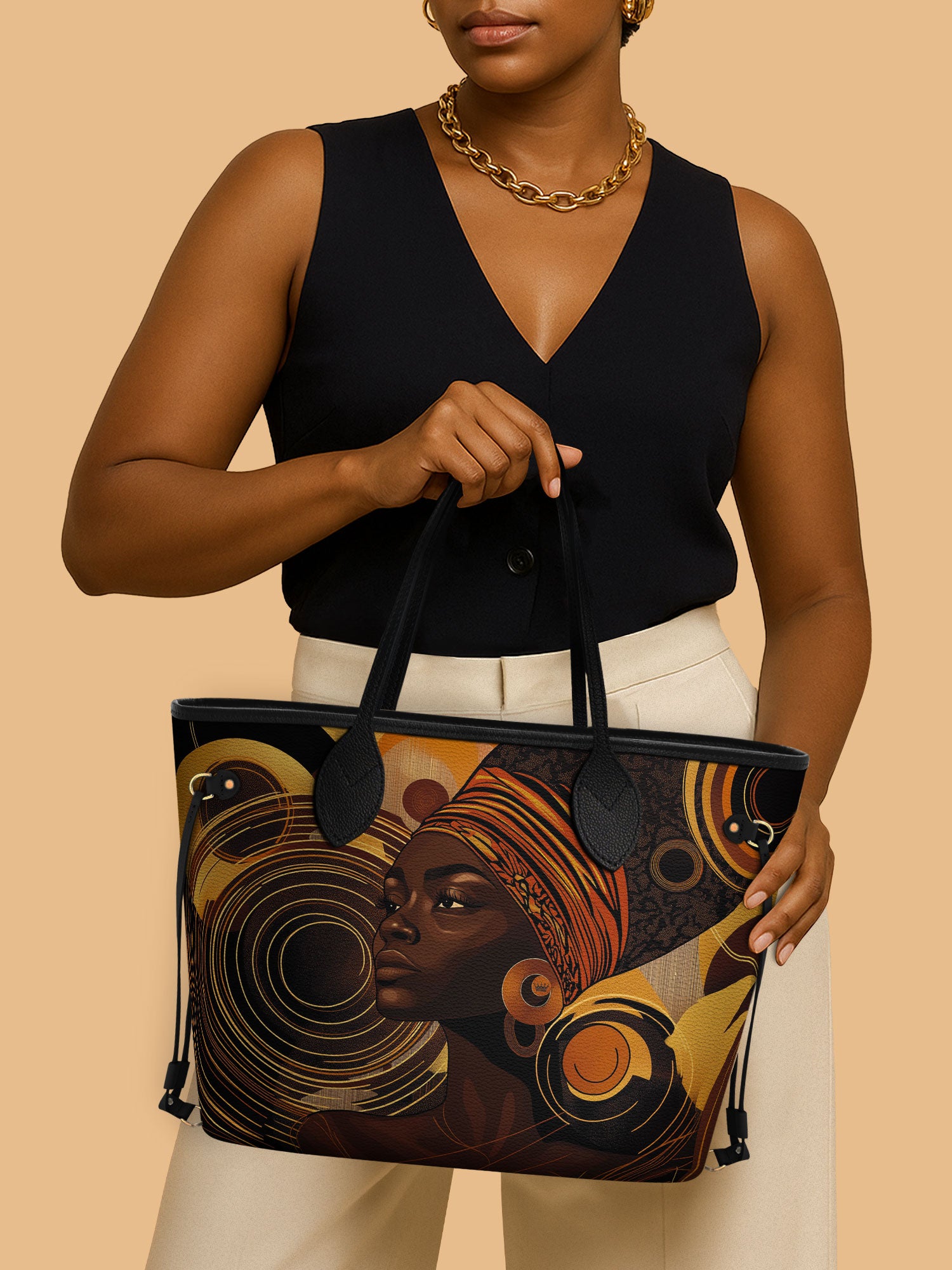 Celestial Rhythm Classic Shopper Tote QR0XD316