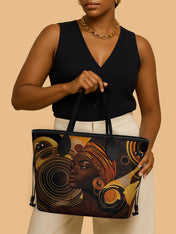 Celestial Rhythm Classic Shopper Tote QR0XD316