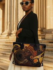 Celestial Rhythm Classic Shopper Tote QR0XD316