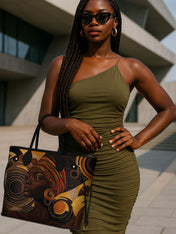 Celestial Rhythm Classic Shopper Tote QR0XD316