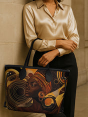 Celestial Rhythm Classic Shopper Tote QR0XD316