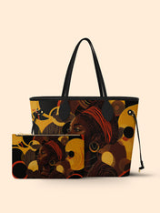 Ebony Beauty Classic Shopper Tote QR0XD315