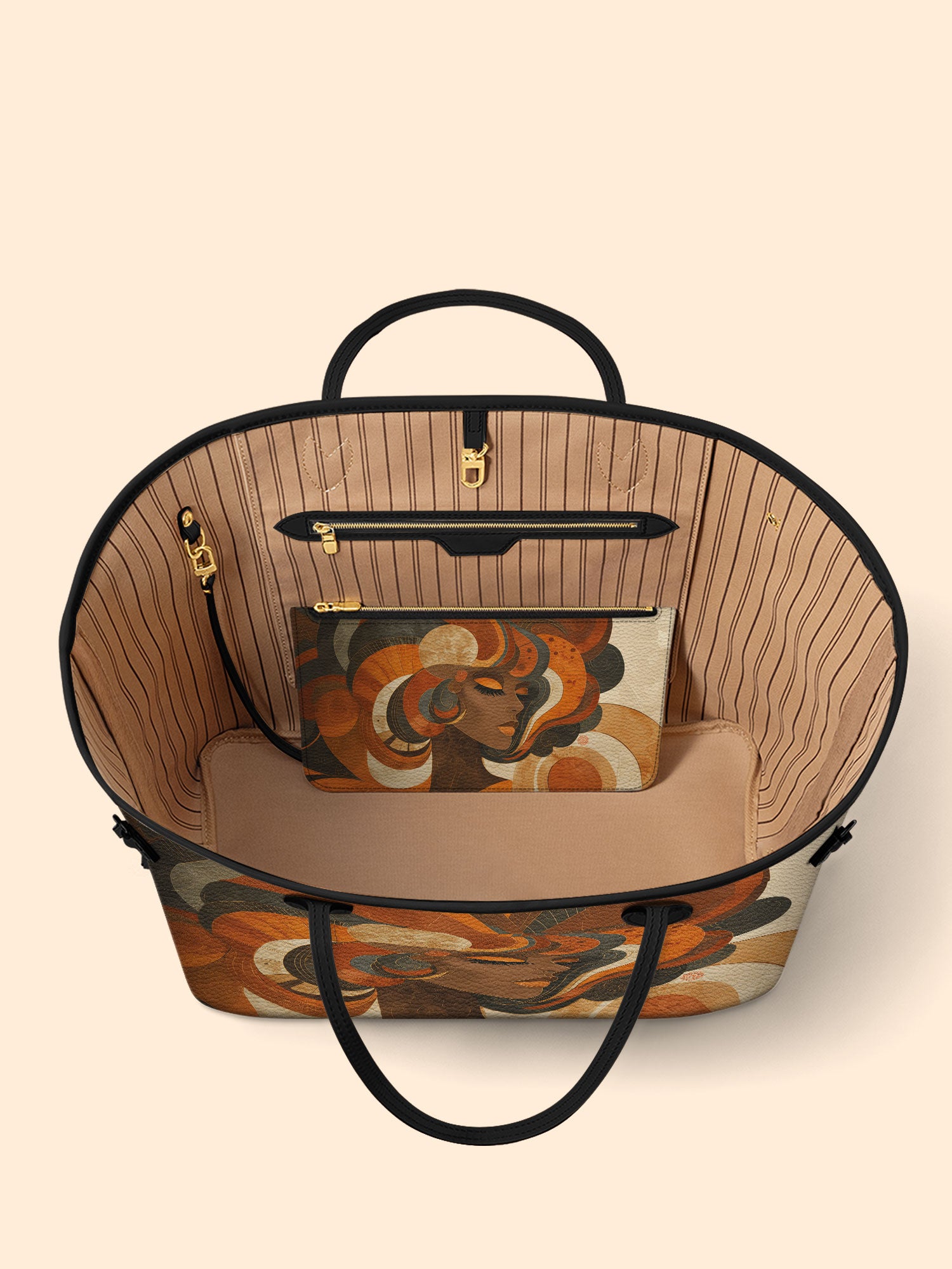 Ebony Echo Classic Shopper Tote QR0HH043