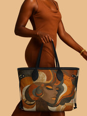 Ebony Echo Classic Shopper Tote QR0HH043