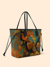 Floral Majesty Classic Shopper Tote QR0HH039