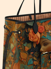 Floral Majesty Classic Shopper Tote QR0HH039
