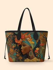 Floral Majesty Classic Shopper Tote QR0HH039