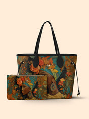 Floral Majesty Classic Shopper Tote QR0HH039