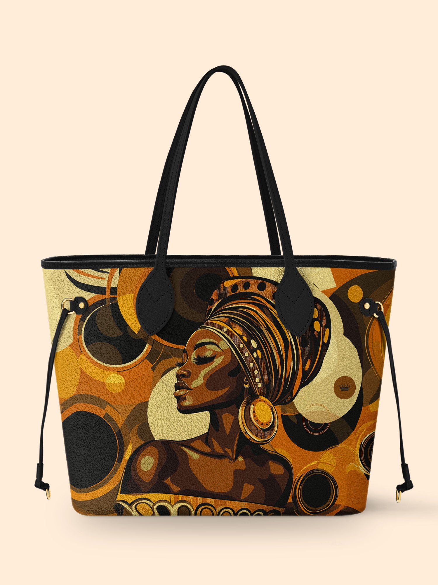 Golden Orbit Classic Shopper Tote QR0XD317