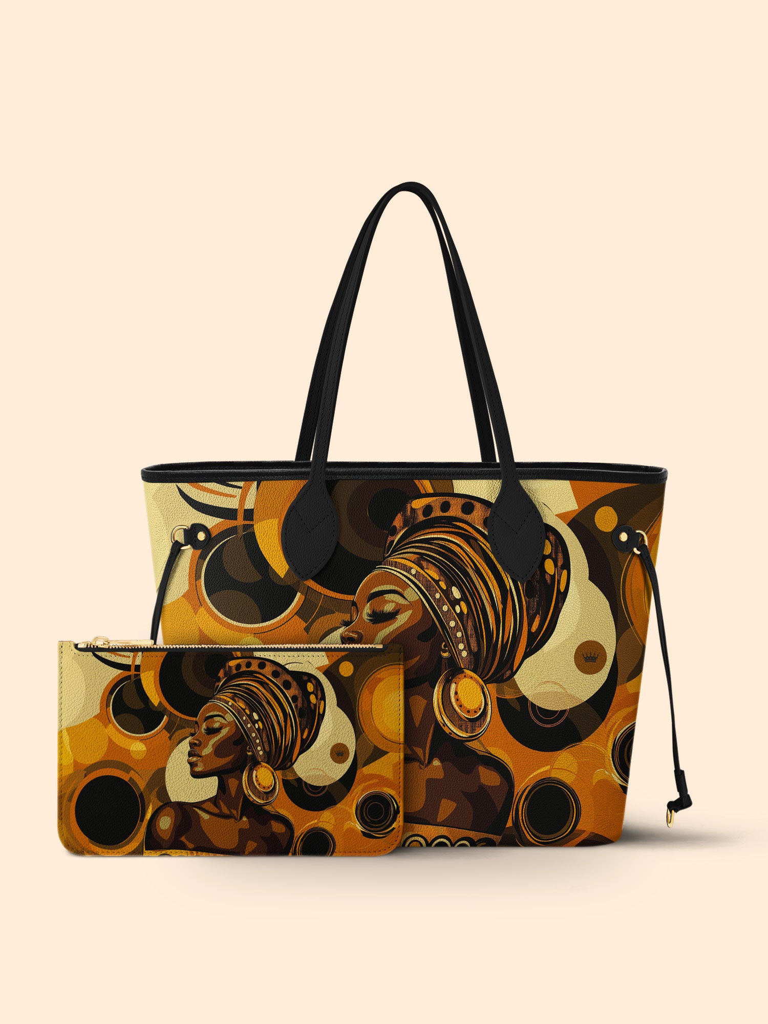 Golden Orbit Classic Shopper Tote QR0XD317